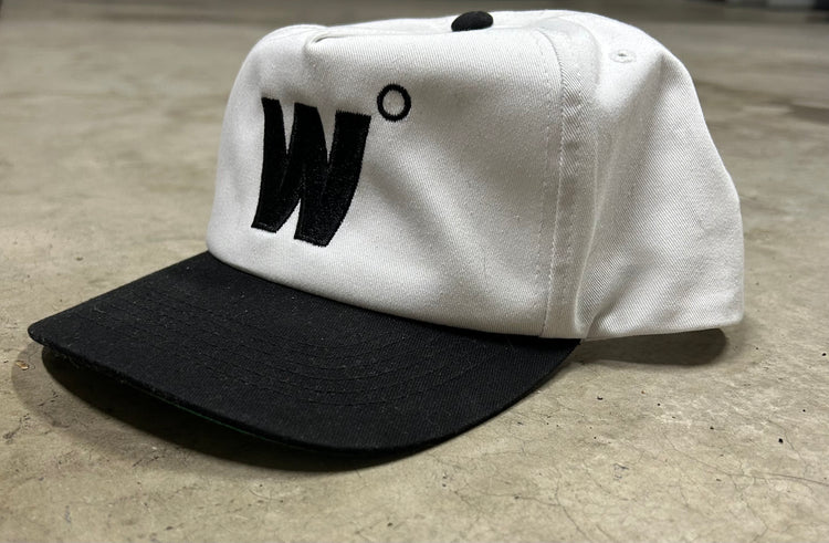 Classic Unstructured Hat - Black & White