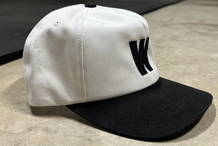 Classic Unstructured Hat - Black & White